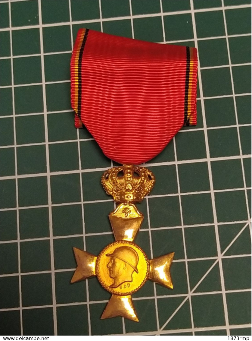 MEDAILLE CROIX DES VETERANS DU ROI ALBERT 1ER, BELGIQUE - Belgium