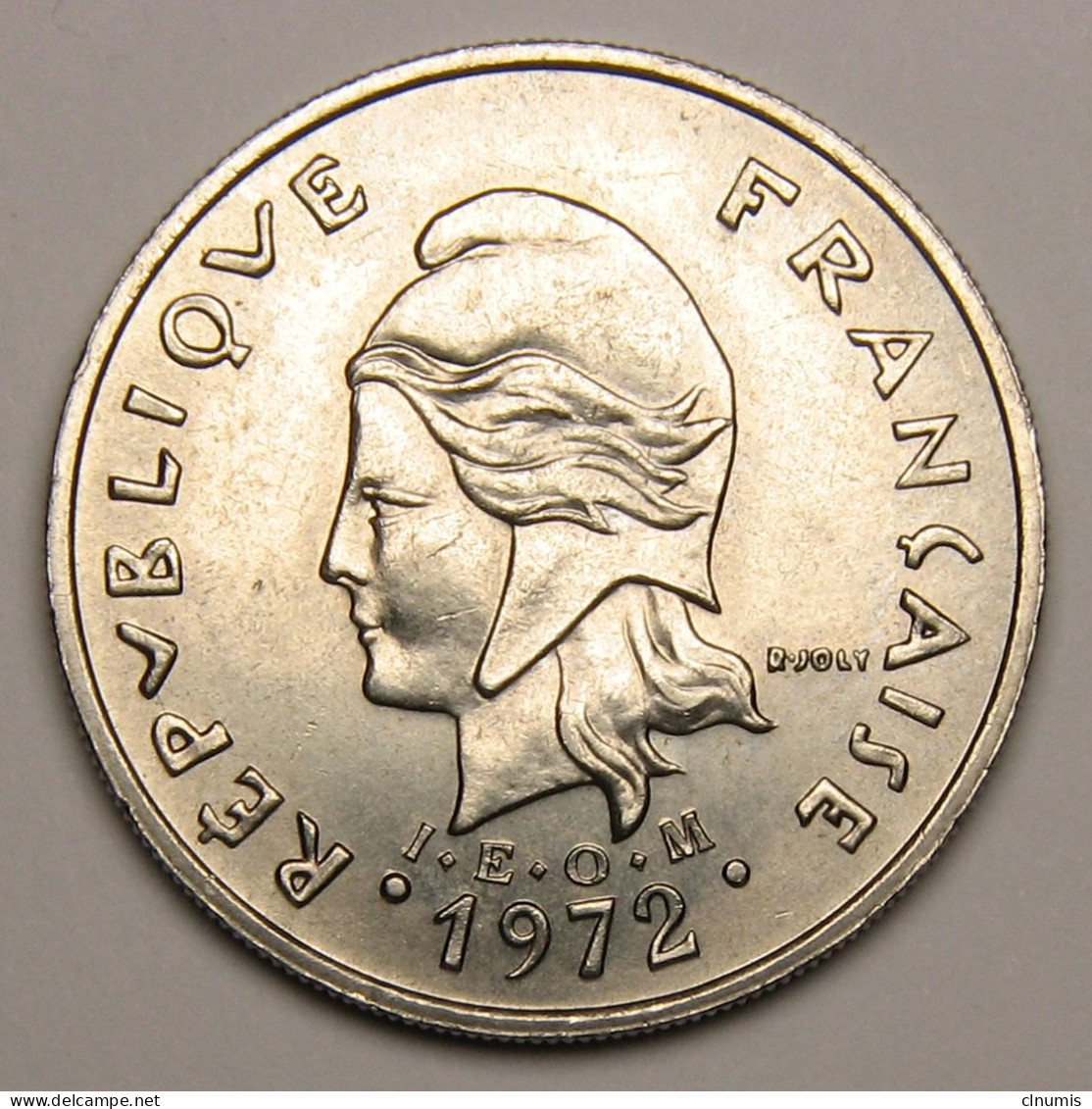 Polynésie Française, 20 Francs République Française, IEOM, 1972 - Polynésie Française