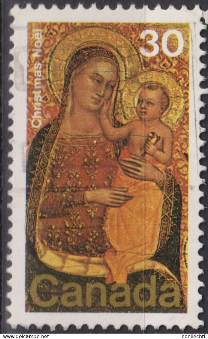 1978 Kanada ° Mi:CA 710, Sn:CA 775, Yt:CA 684, Weihnachten 1978, "The Virgin And Child" By Jacopo Di Cione. - Oblitérés