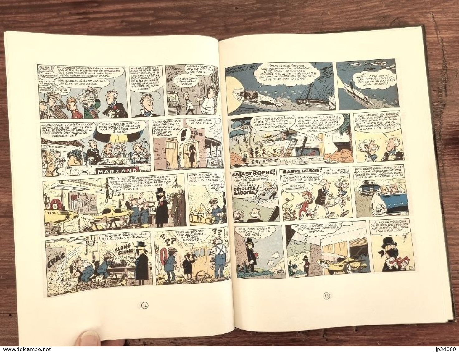 SPIROU fantasio(Franquin) N°17 spirou et les hommes bulles. Dupuis 1973 dos rond