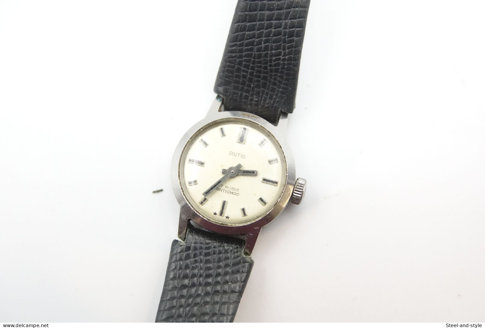 Watches : RUTIS SHOCKPROOF HAND WIND - Original  - Running - Excelent Condition - Moderne Uhren