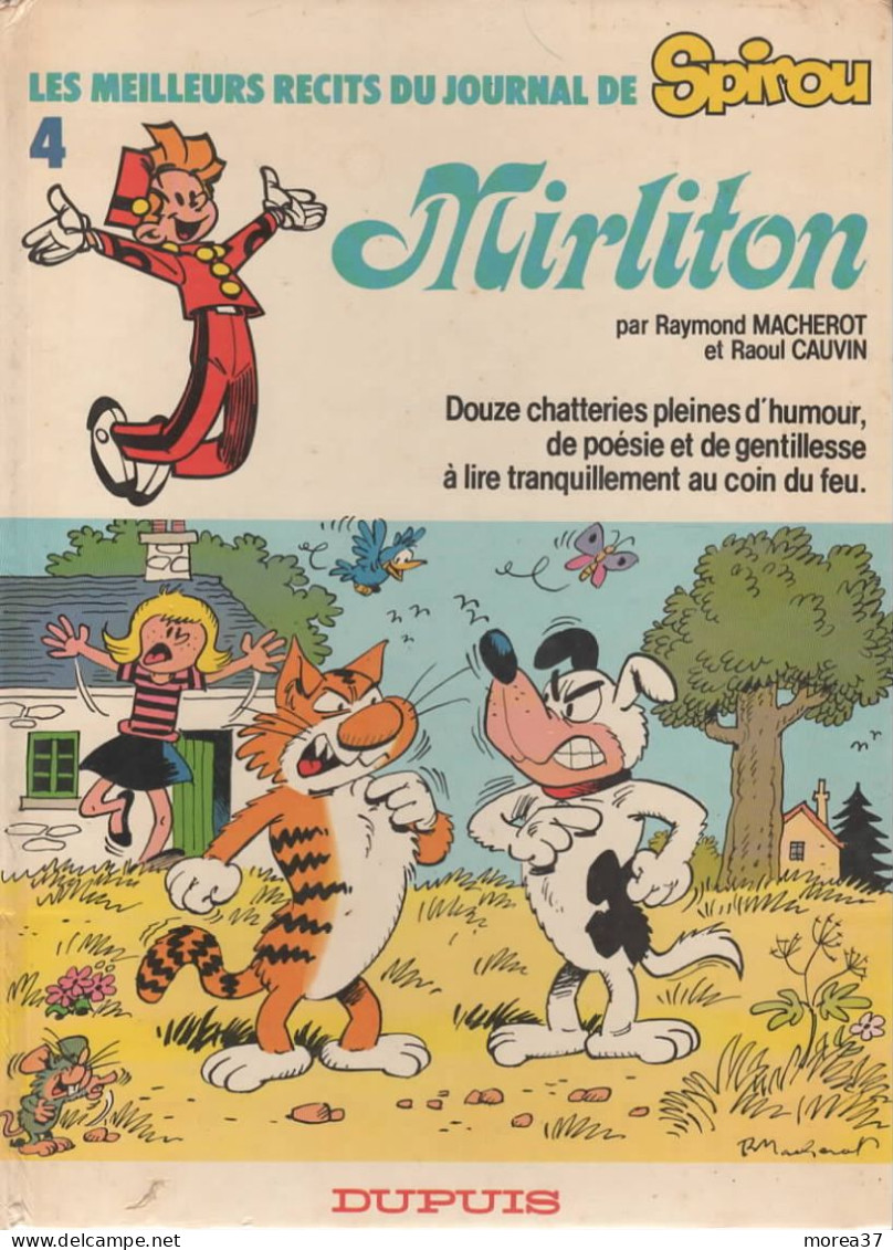 Les Meilleurs Récits Du Journal De Spirou 4  EO  De MACHEROT/ CAUVIN     DUPUIS - Spirou Et Fantasio