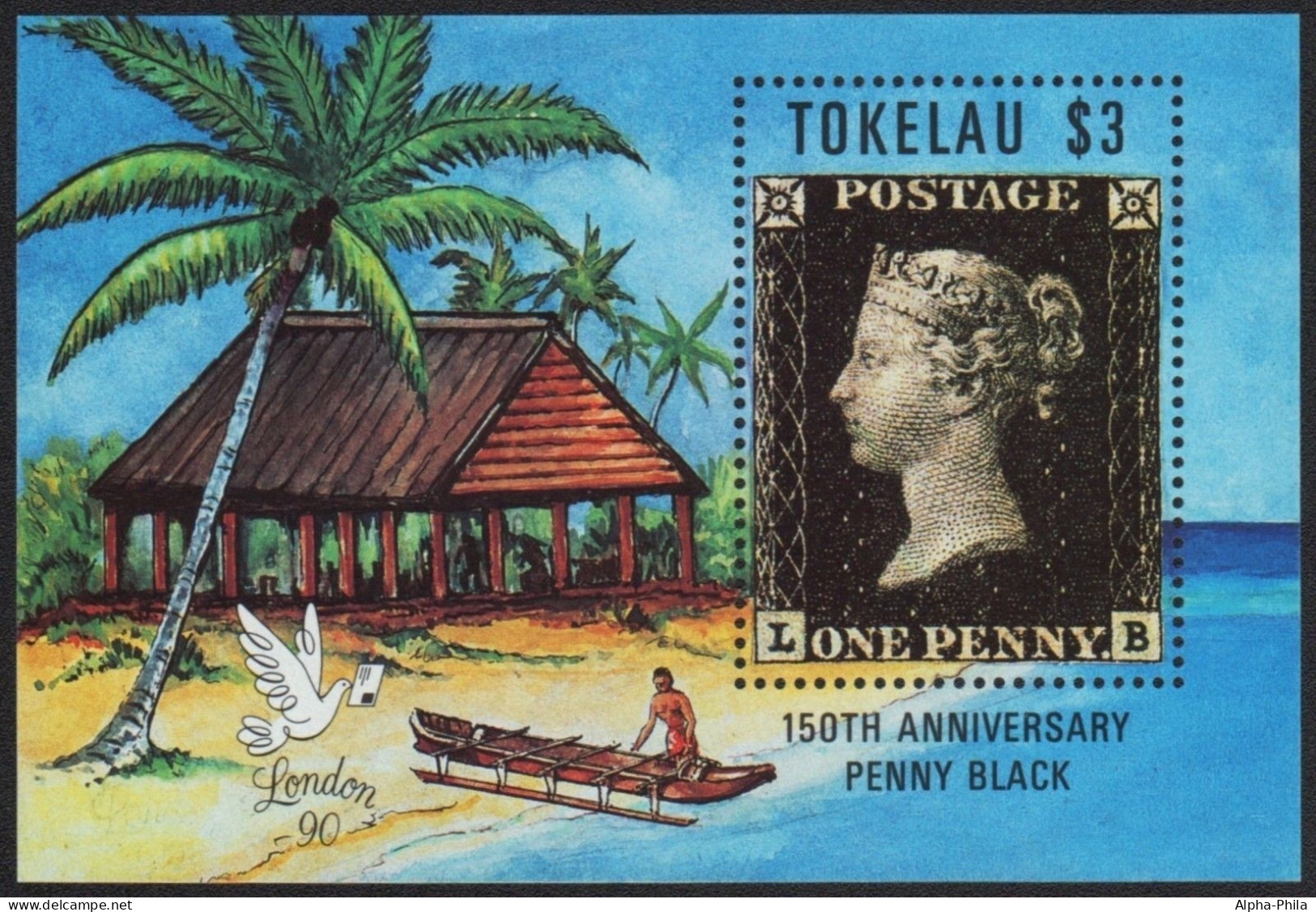Tokelau 1991 - Mi-Nr. Block 1 ** - MNH - Marke Auf Marke - Tokelau