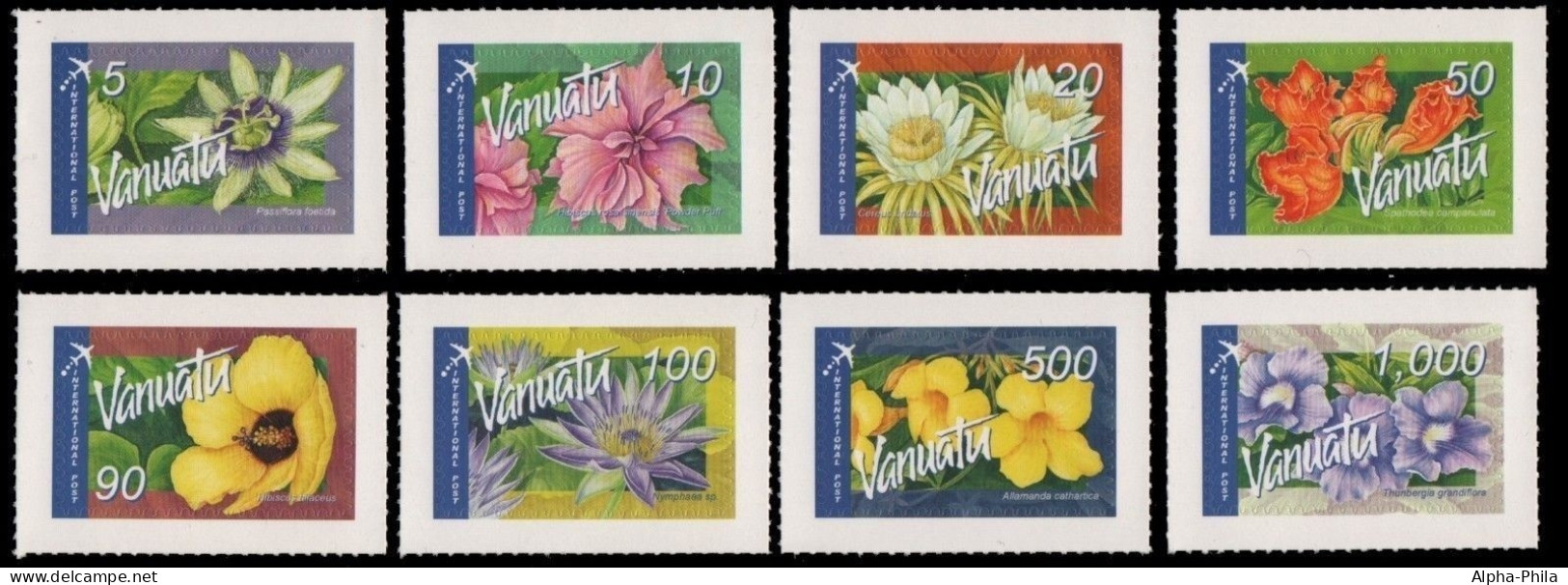 Vanuatu 2006 - Mi-Nr. 1294-1301 ** - MNH - Blumen / Flowers - Vanuatu (1980-...)