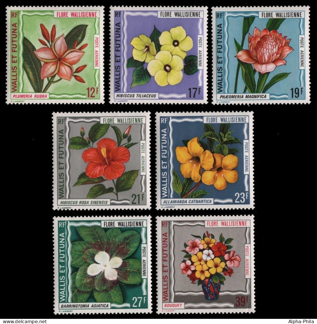 Wallis & Futuna 1973 - Mi-Nr. 247-253 ** - MNH - Blumen / Flowers - Otros - Oceanía