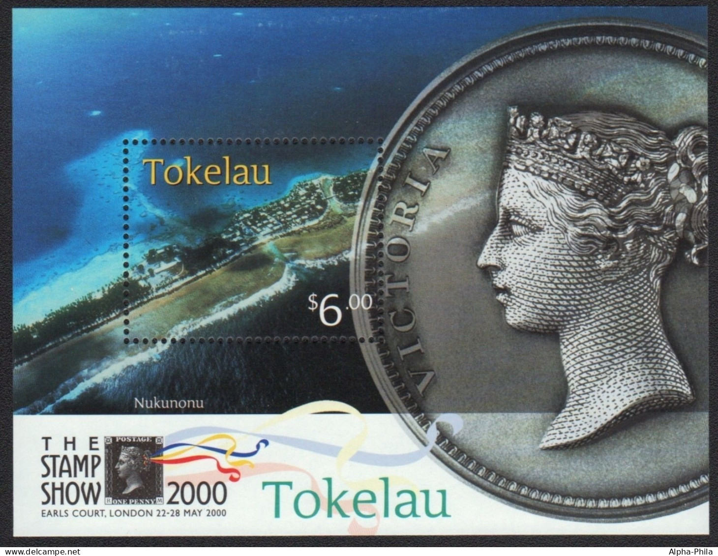 Tokelau 2000 - Mi-Nr. Block 21 ** - MNH - LONDON 2000 - Tokelau