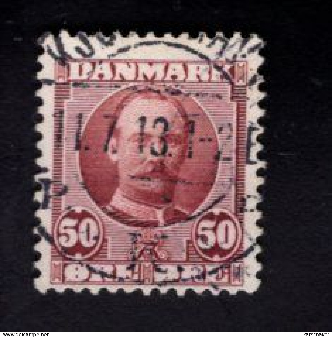 1907671617 1907 1912  SCOTT 77 (O) GESTEMPELD - USED - KING FREDERIK VIII - Oblitérés