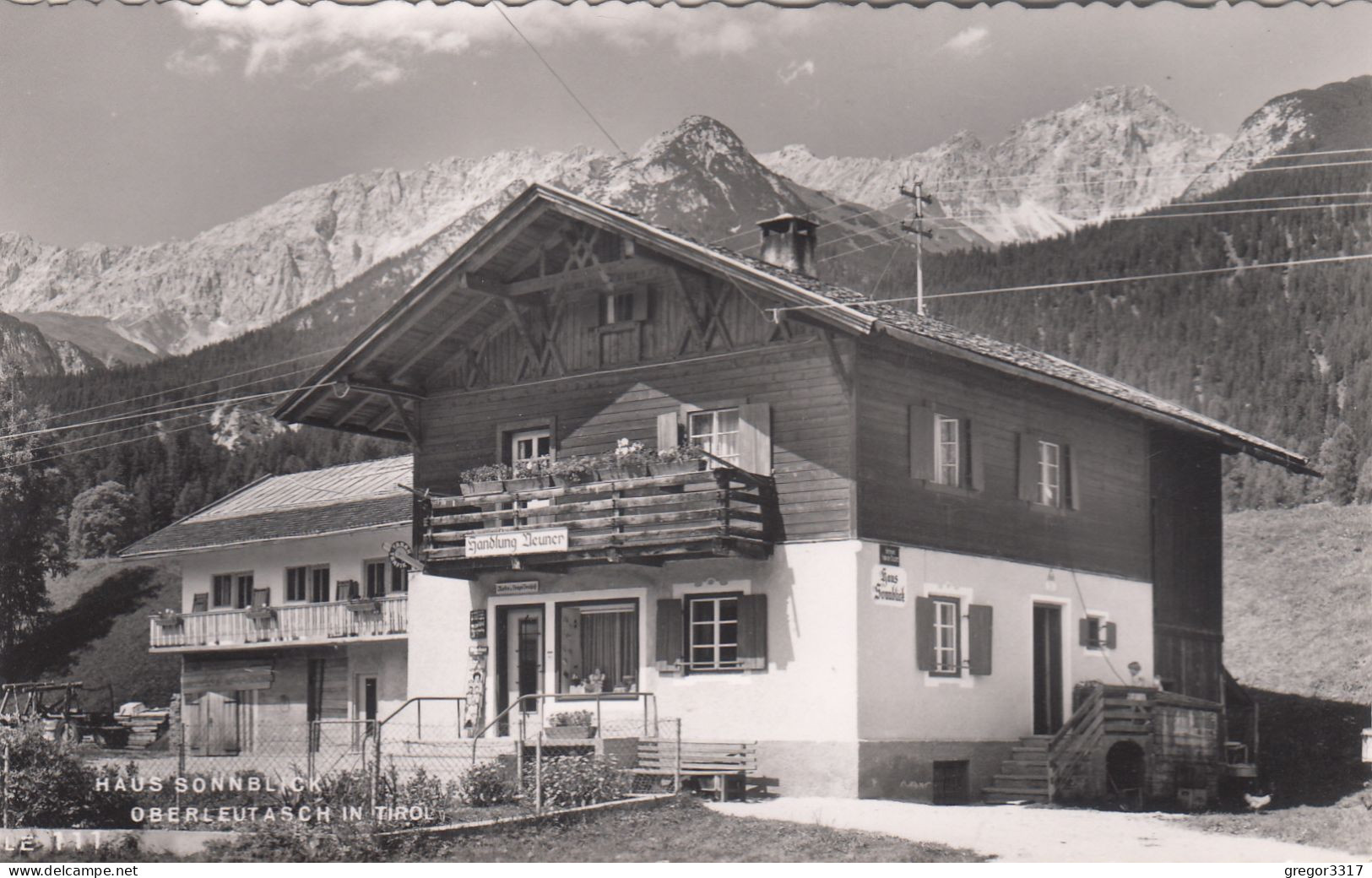 D8606) Leutasch OBERLEUTASCH In Tirol - Haus SONNBLICK - Tolle Alte FOTO AK - Leutasch