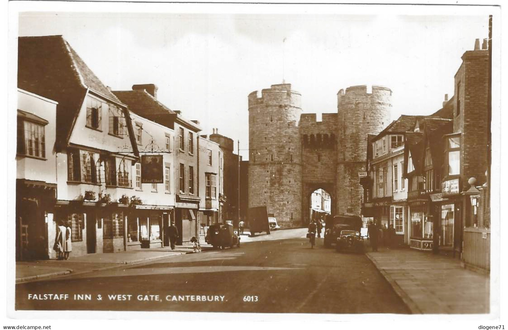 Falstaff Inn & West Gate Canterbury Oldtimers Animation - Canterbury