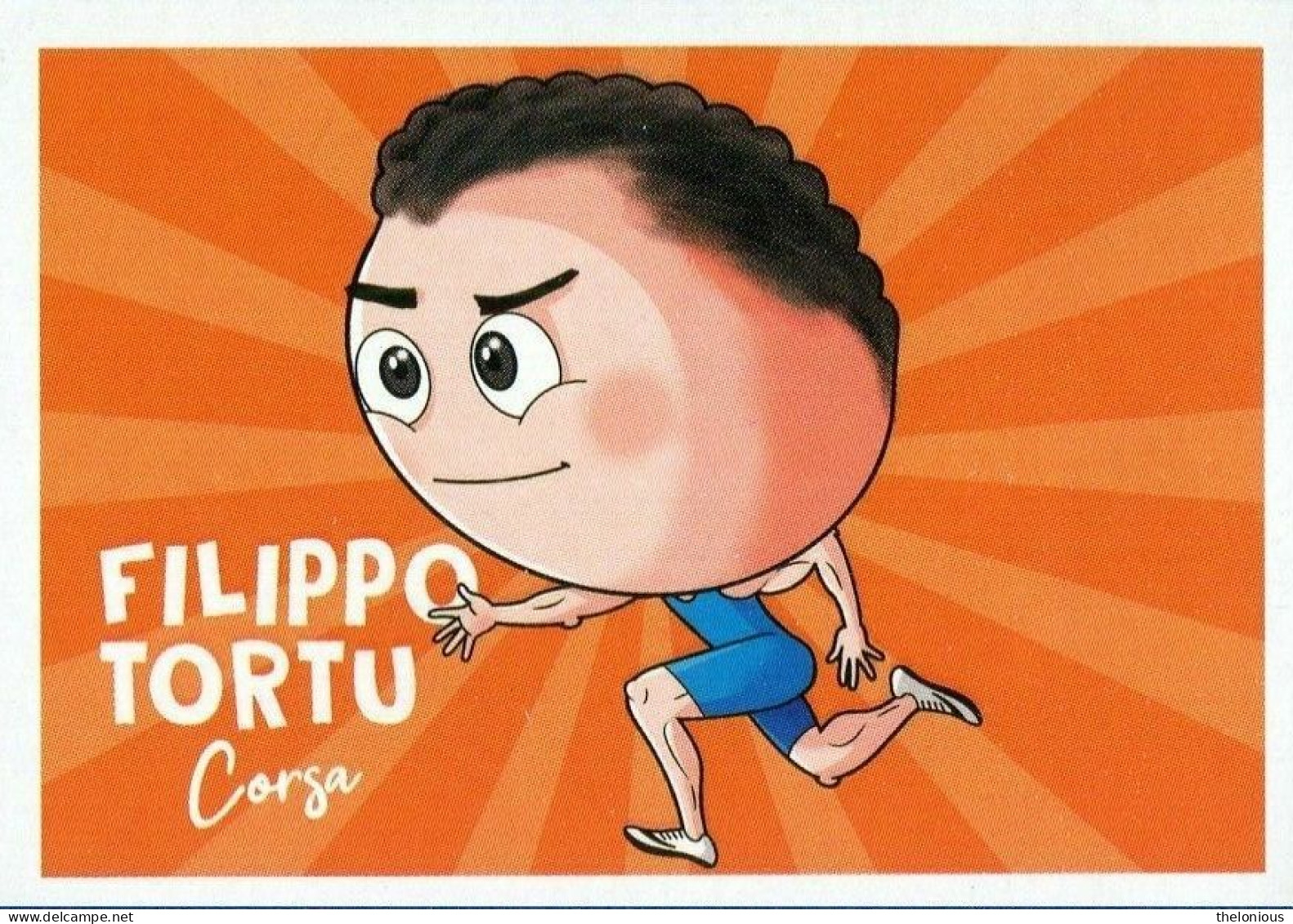 # CARICATURA FILIPPO TORTU - N. 14 - ESSELUNGA SUPER CHAMPS, TOKYO 2020 - Athlétisme