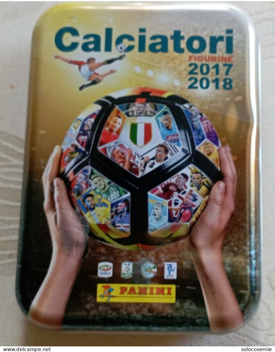 2017/18 Scatola In Metallo - Figurine Calciatori  Panini - Perfette Condizioni - Trading Cards