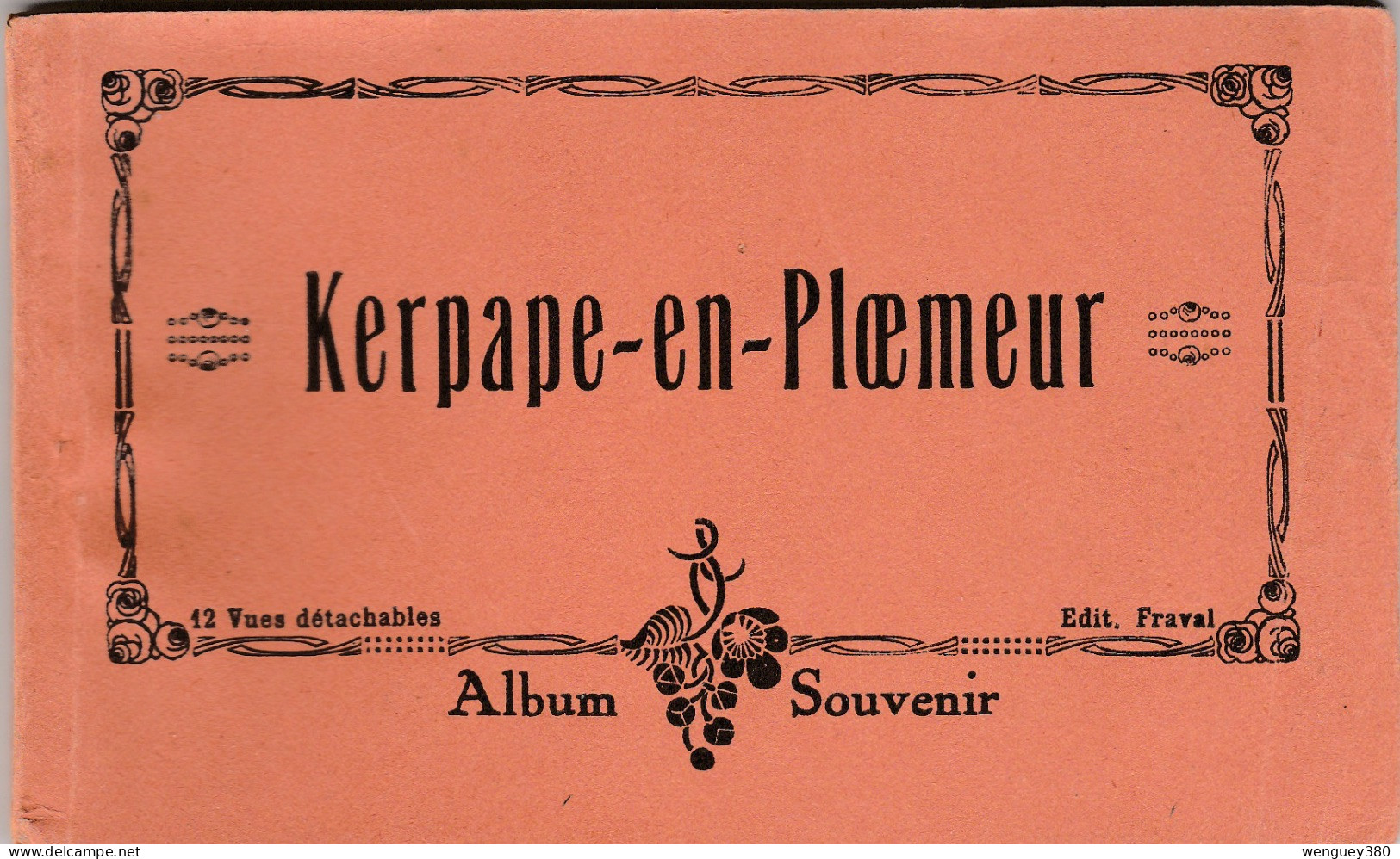 56 KERPAPE-EN-PLOEMEUR   LOMENER.    Carnet de 7 CPA   Edit. FRAVAL      SUP PLANS.Env. 1930   RARE. voir Description