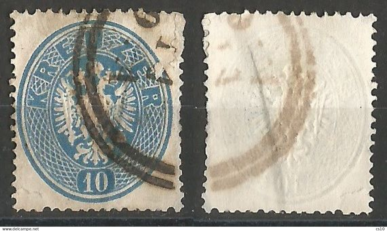 AUSTRIA EMPIRE selection Mint/Used stamps with Older, Fragments, Variety, PMKs, etc  Front/back scan - total 27 pcs
