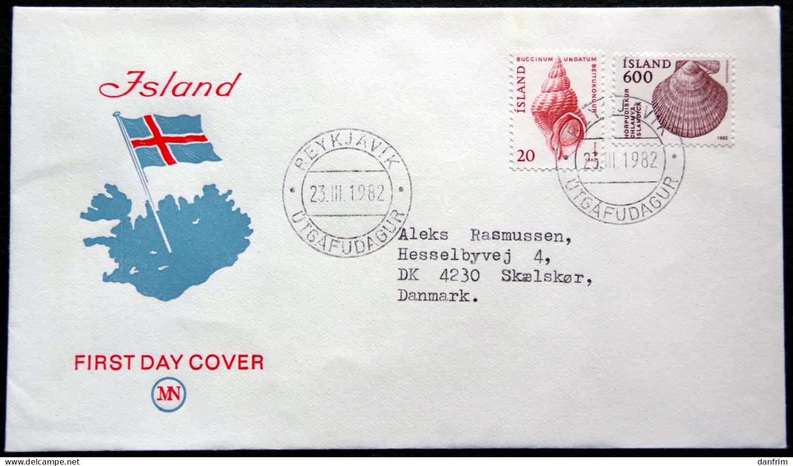 Iceland 1982   Minr.576-77     FDC   ( Lot 6128) - FDC