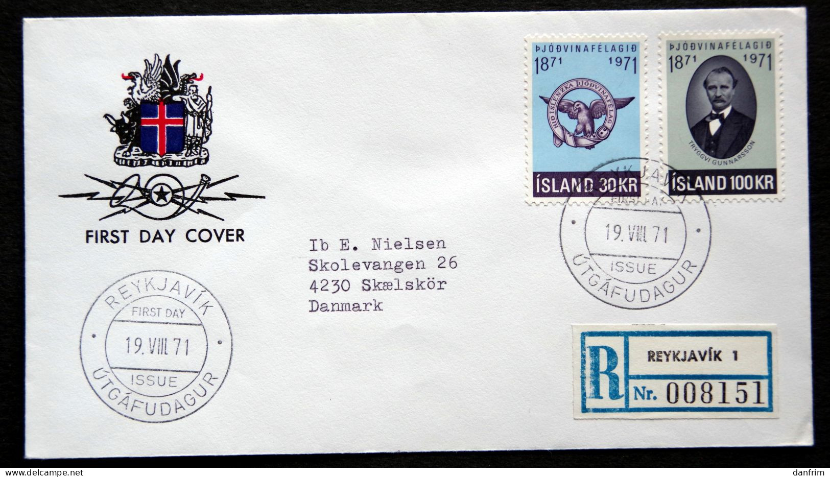 Iceland 1971    Minr.455-56   FDC  (2003 ) - FDC
