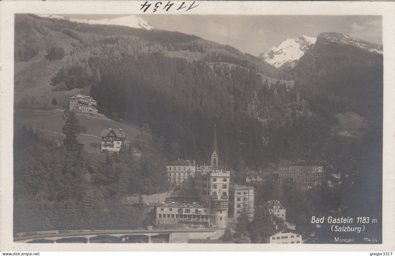 D8623) BAD GASTEIN - Salzburg - Tolle Original FOTO AK - Häuser Etc. ALT ! - Bad Gastein