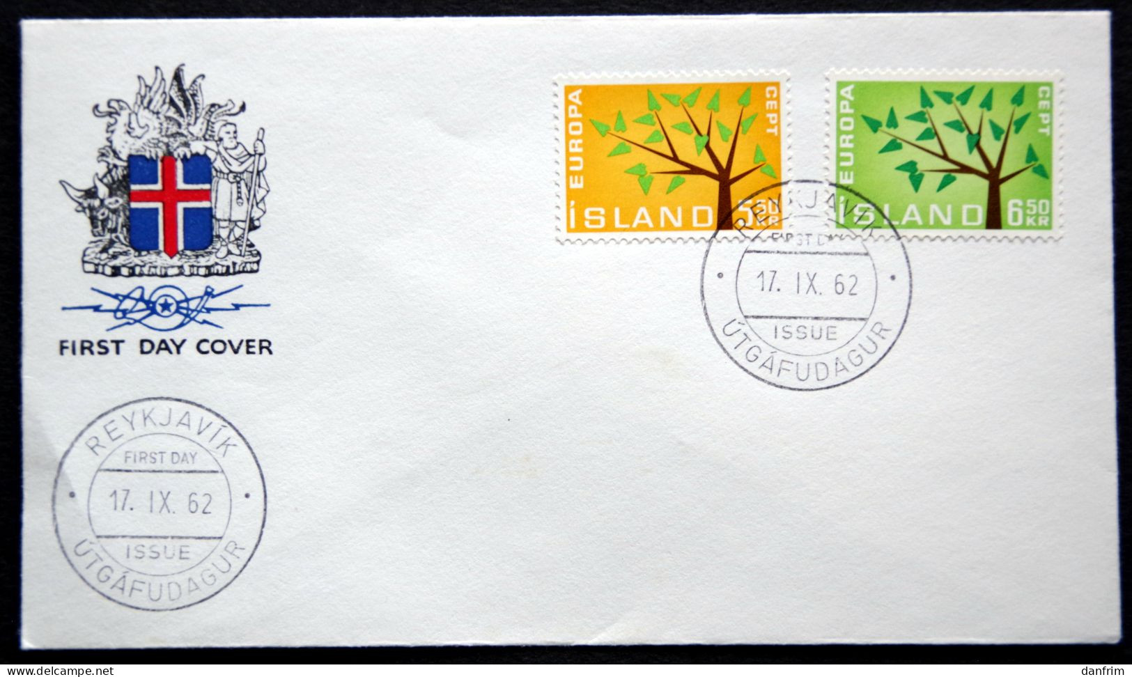 Iceland 1962 EUROPA   Minr. MiNr.364-55   FDC     ( Lot 2003) - FDC