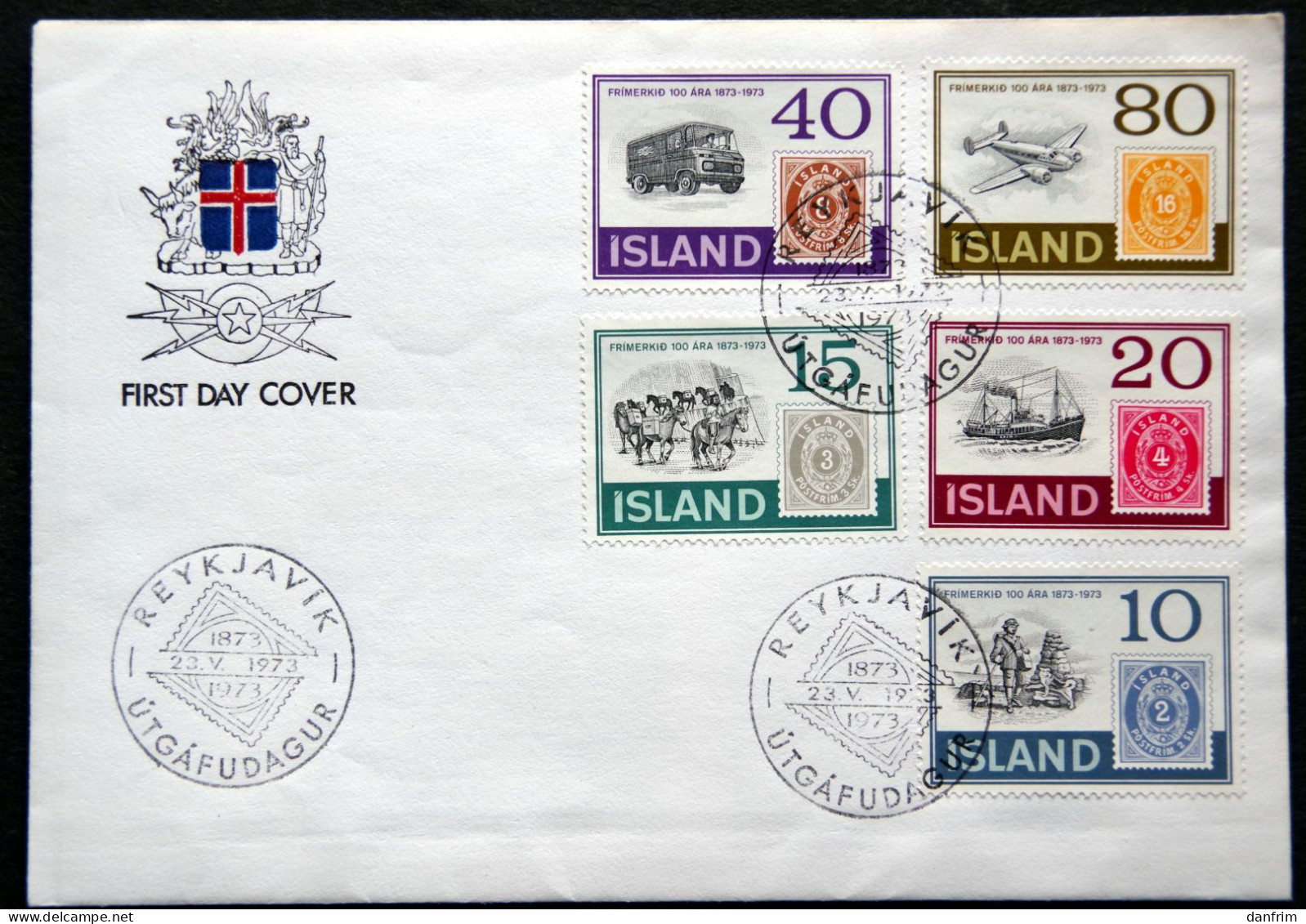 Iceland 1973    MiNr.473-77   FDC  ( Lot 2003 ) - FDC
