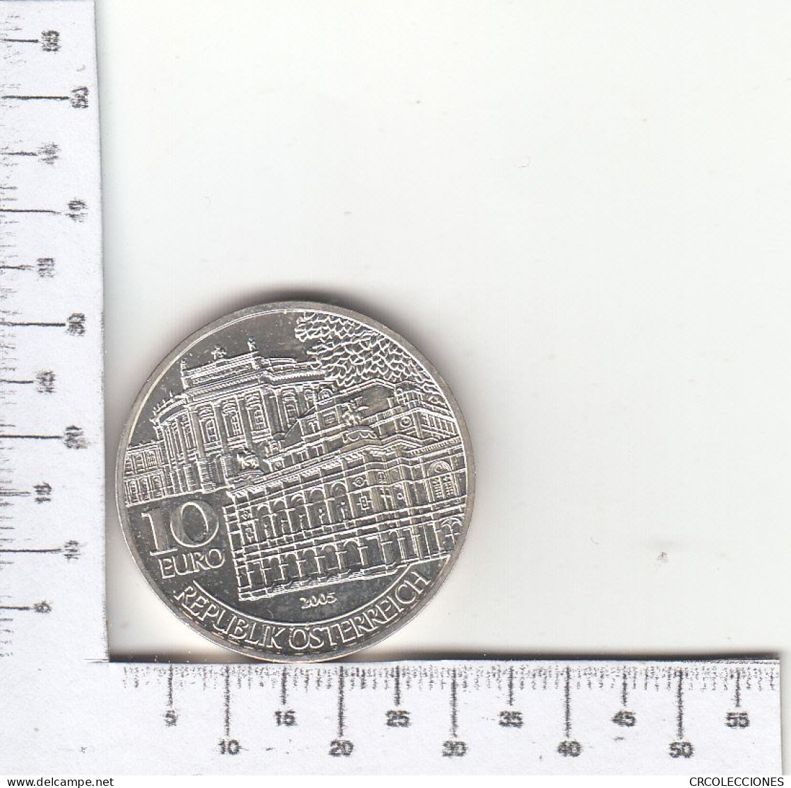 CR1730 MONEDA AUSTRIA 10 EUROS 2005 PLATA - Oesterreich