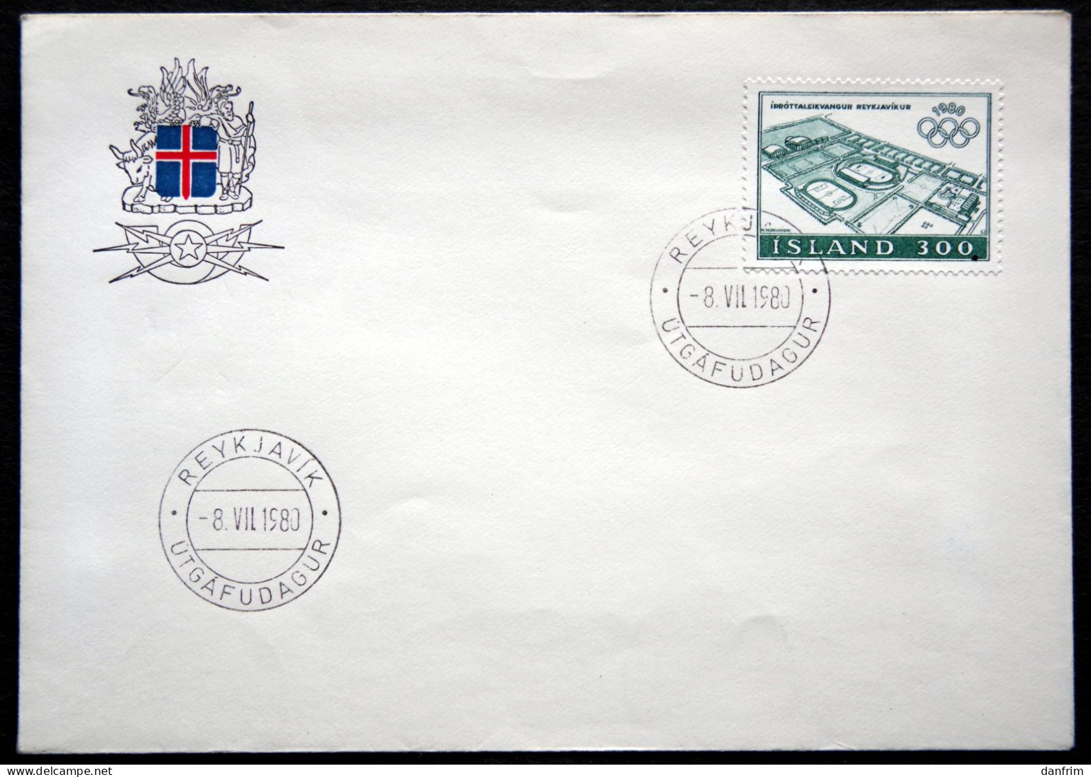 Iceland 1980 Sport  MiNr.555 FDC  ( Lot  2003 ) - FDC