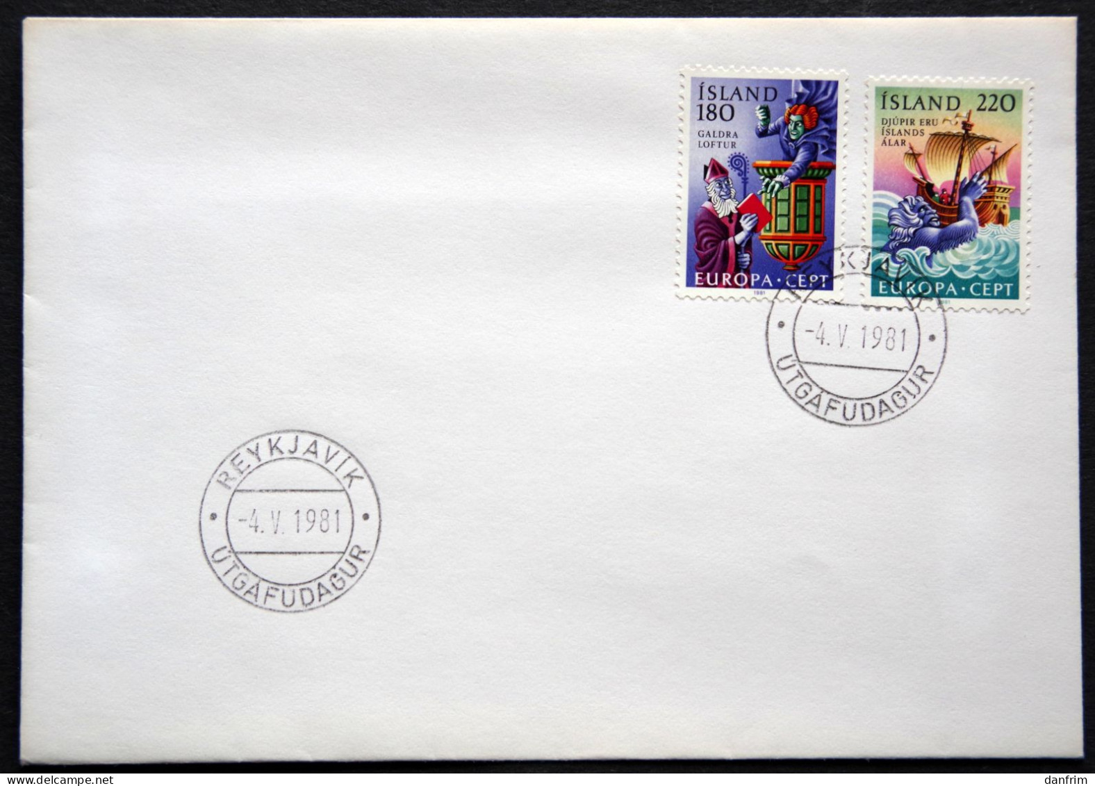 Iceland 1981  EUROPA  Minr. MiNr.565-66 FDC   ( Lot 2003 ) - FDC