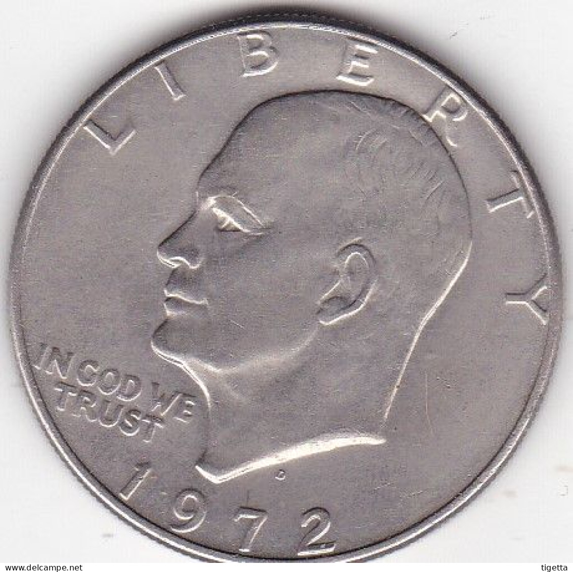 STATI UNITI-USA  1 $ EISENHOWER ANNO 1972 D - 1971-1978: Eisenhower