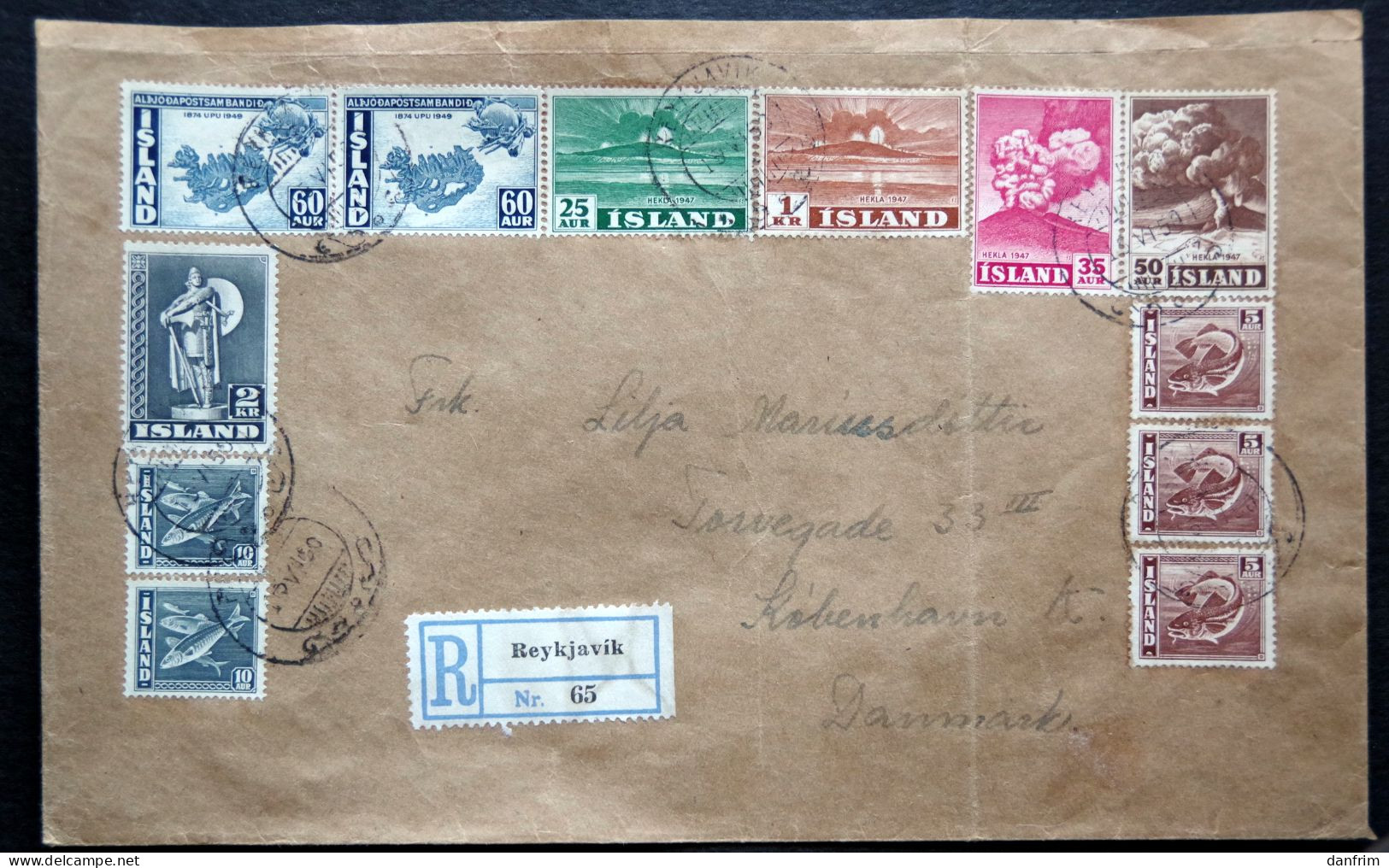 Iceland  1950  Letter   ( Lot 2208 ) - Lettres & Documents