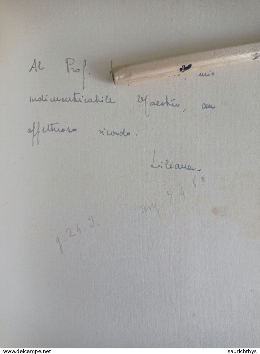 Taccuino Con Autografo Liliana Luzzani Rebay Tortona Tipografica San Giuseppe 1960 - Tales & Short Stories