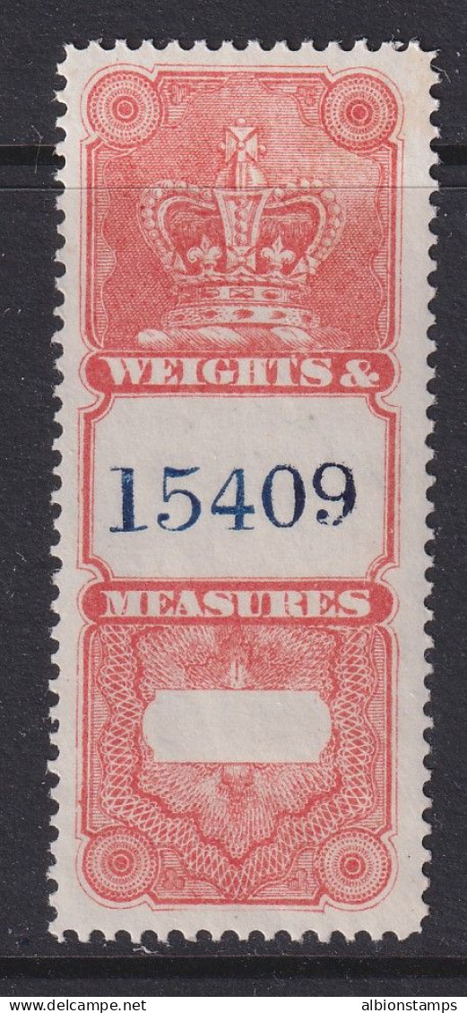 Canada Revenue (Federal), Van Dam FWM33, MNH - Steuermarken