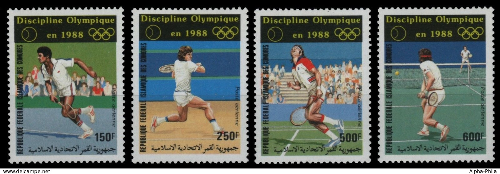 Komoren 1987 - Mi-Nr. 788-791 ** - MNH - Olympia Seoul - Comores (1975-...)