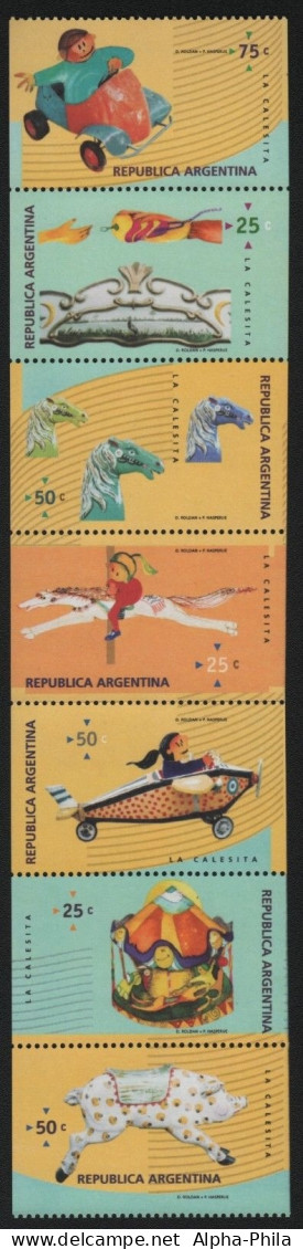 Argentinien 1996 - Mi-Nr. 2320-2326 - Aus Heft ** - MNH - Karussell - Nuevos