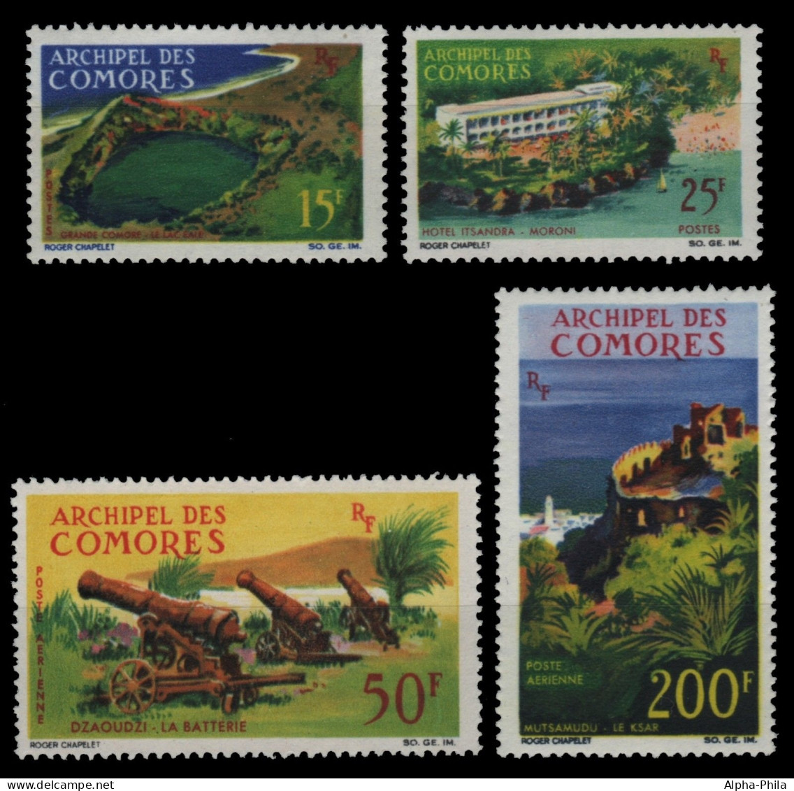 Komoren 1966 - Mi-Nr. 75-78 ** - MNH - Ansichten - Comores (1975-...)