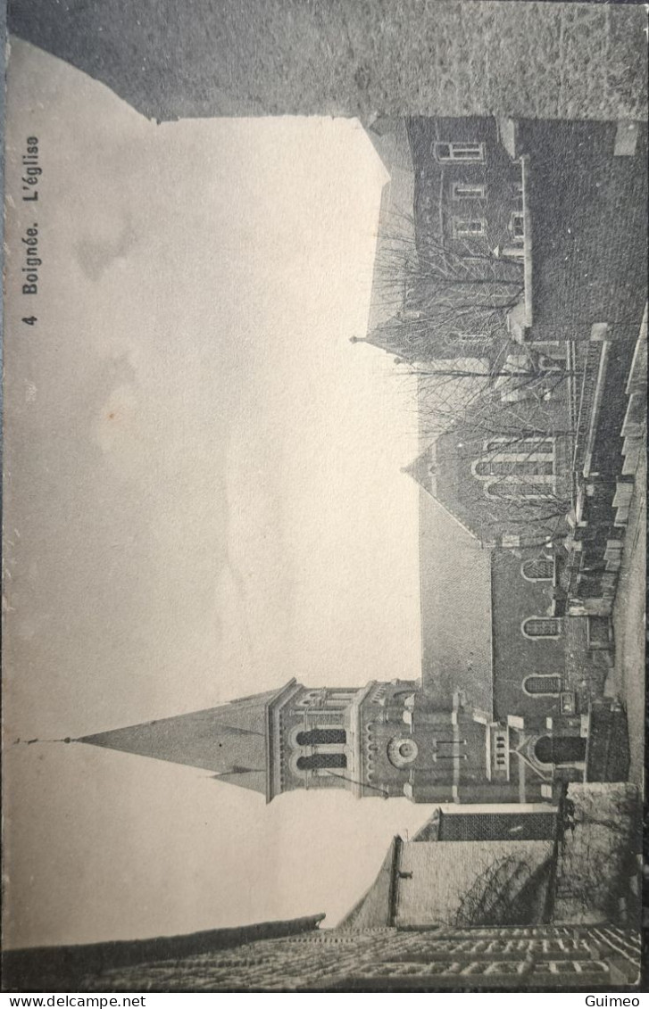 Boignée L'église N°4 édit N. Laflotte - Sombreffe