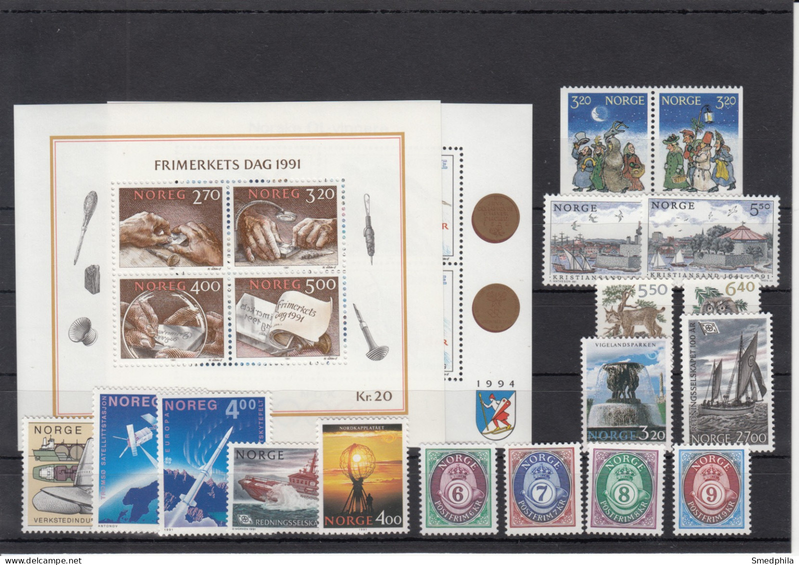 Norway 1991 - Full Year MNH ** - Années Complètes
