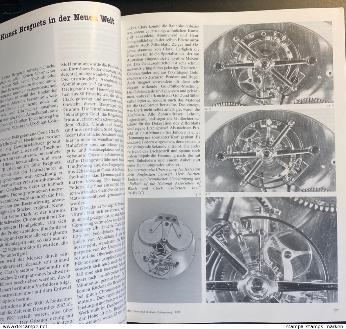 Zeitschrift Alte Uhren Und Moderne Zeitmessung Heft 1/1989 Mit 90 Seiten, Hervorragende Artikel Zum Thema Uhren - Hobby & Verzamelen