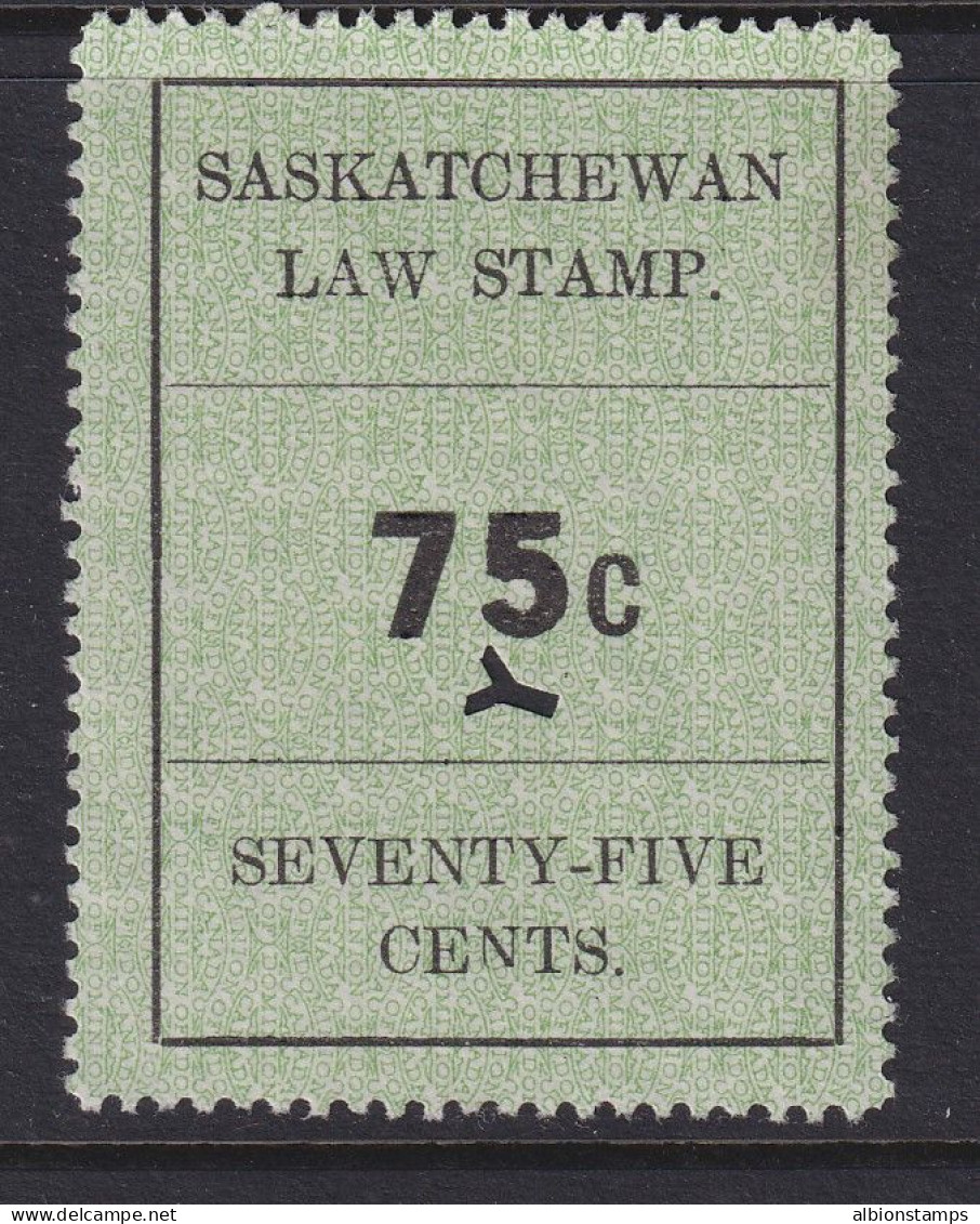 Canada Revenue (Saskatchewan), Van Dam SL26, Used - Fiscale Zegels