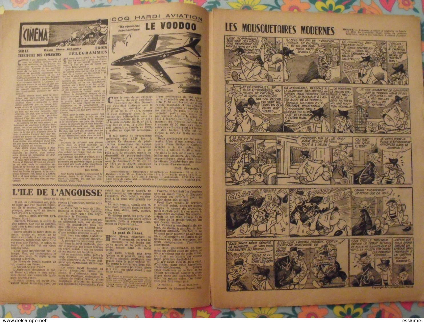 9 Numéros De Coq Hardi De 1951. Sitting Bull, Jacques Canada, Roland, Marco Polo, Père Noël. A Redécouvrir - Autres & Non Classés