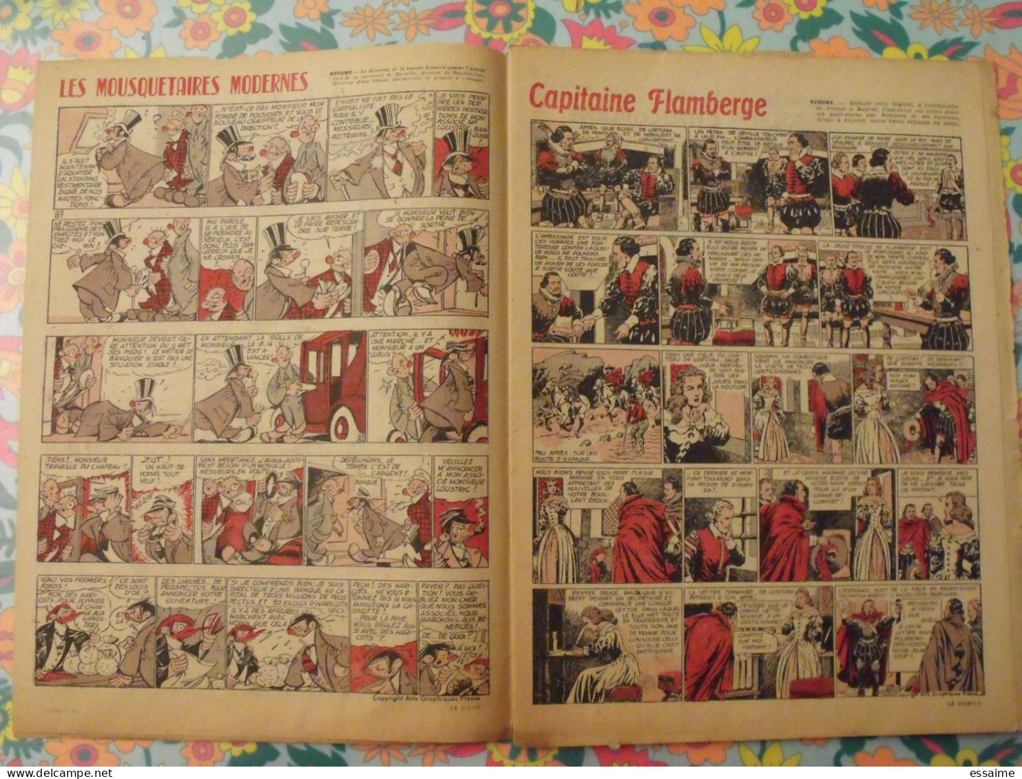 9 numéros de Coq Hardi de 1951. Sitting Bull, jacques canada, roland, marco polo, père noël. A redécouvrir