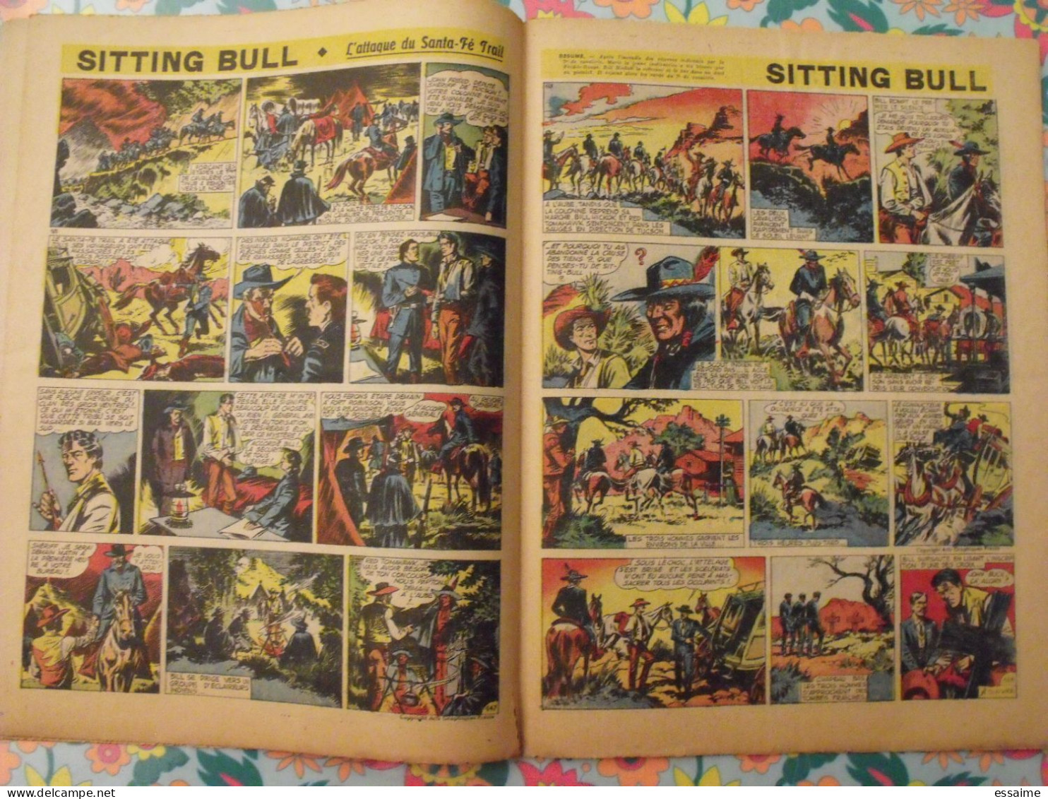 9 numéros de Coq Hardi de 1951. Sitting Bull, jacques canada, roland, marco polo, père noël. A redécouvrir