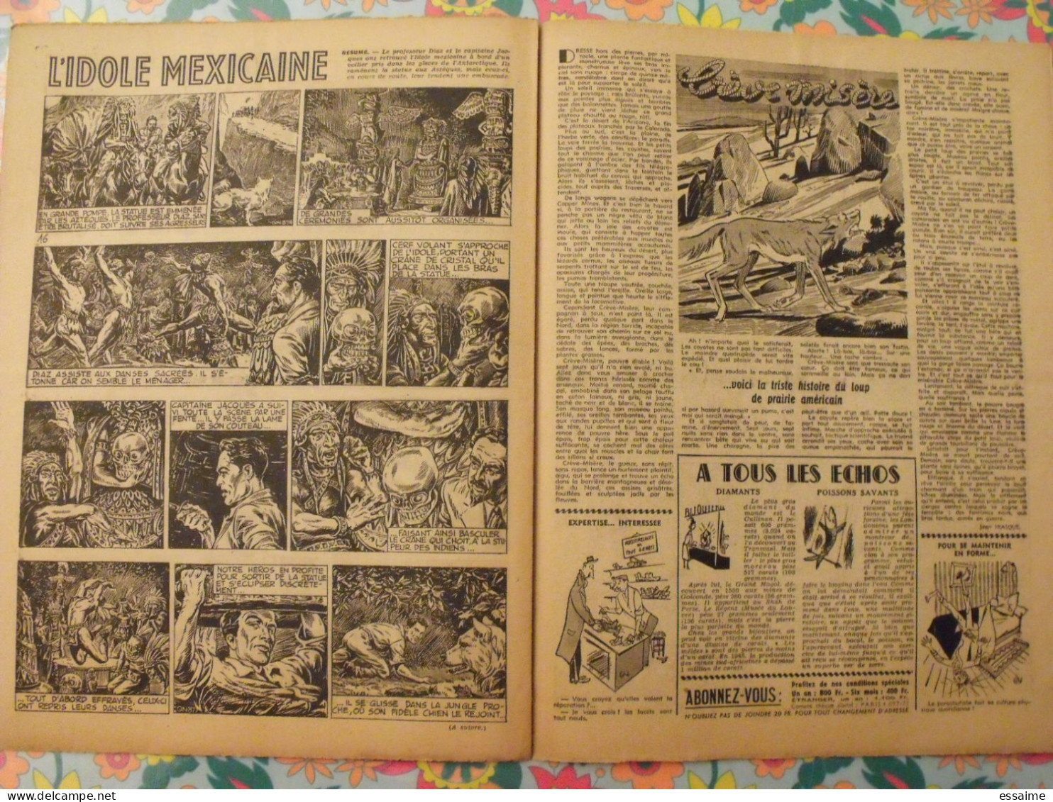 9 numéros de Coq Hardi de 1951. Sitting Bull, jacques canada, roland, marco polo, père noël. A redécouvrir