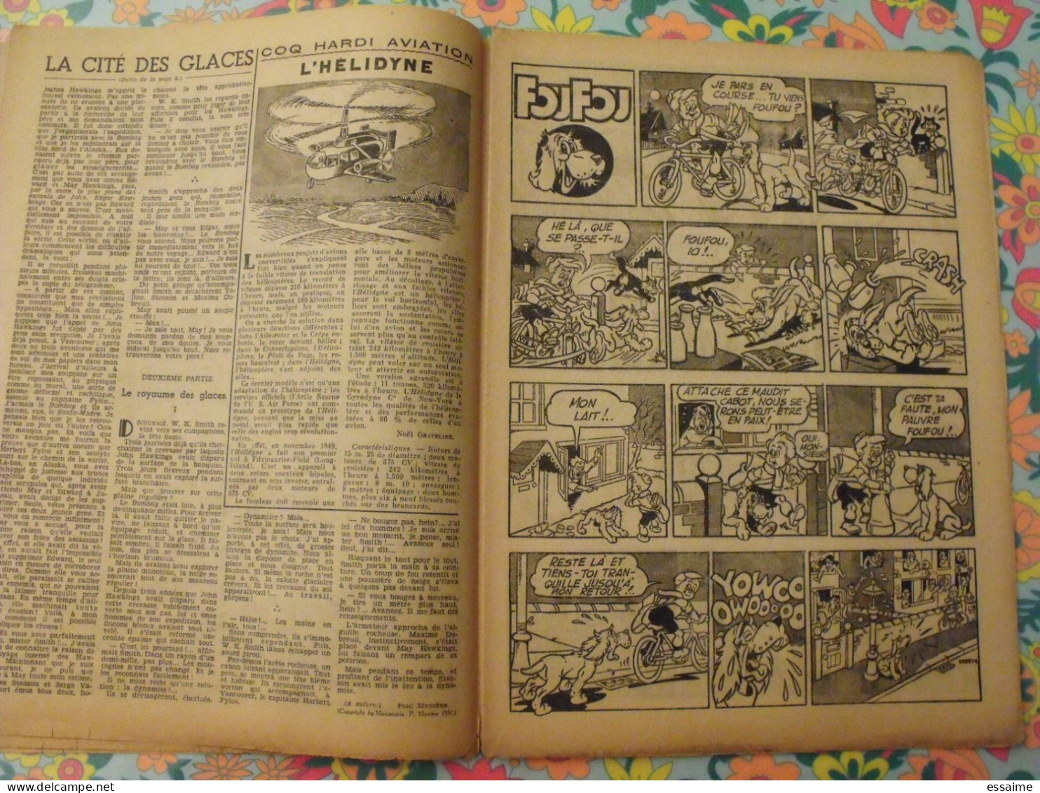 9 numéros de Coq Hardi de 1951. Sitting Bull, jacques canada, roland, marco polo, père noël. A redécouvrir