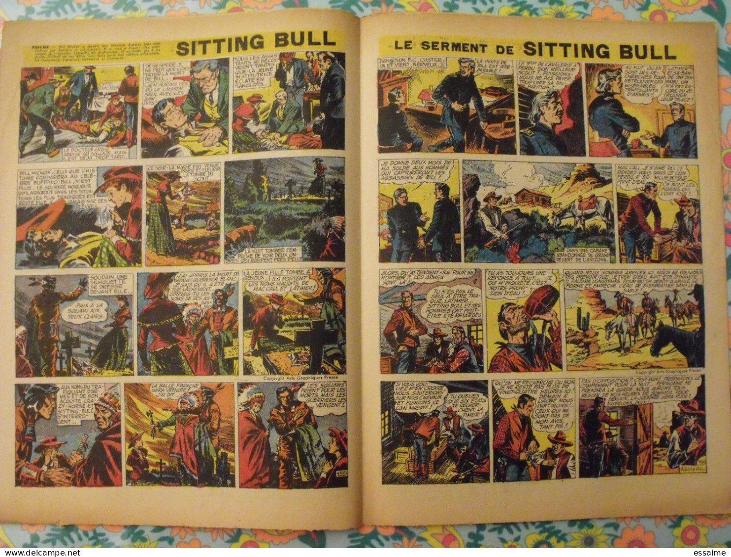 10 numéros de Coq Hardi de 1951. Sitting Bull, jacques canada, roland, marco polo, père noël, choucas. A redécouvrir