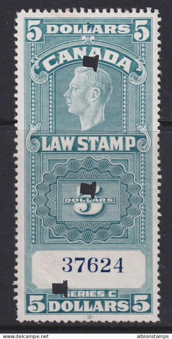 Canada Revenue (Federal), Van Dam FSC26a, Used - Steuermarken