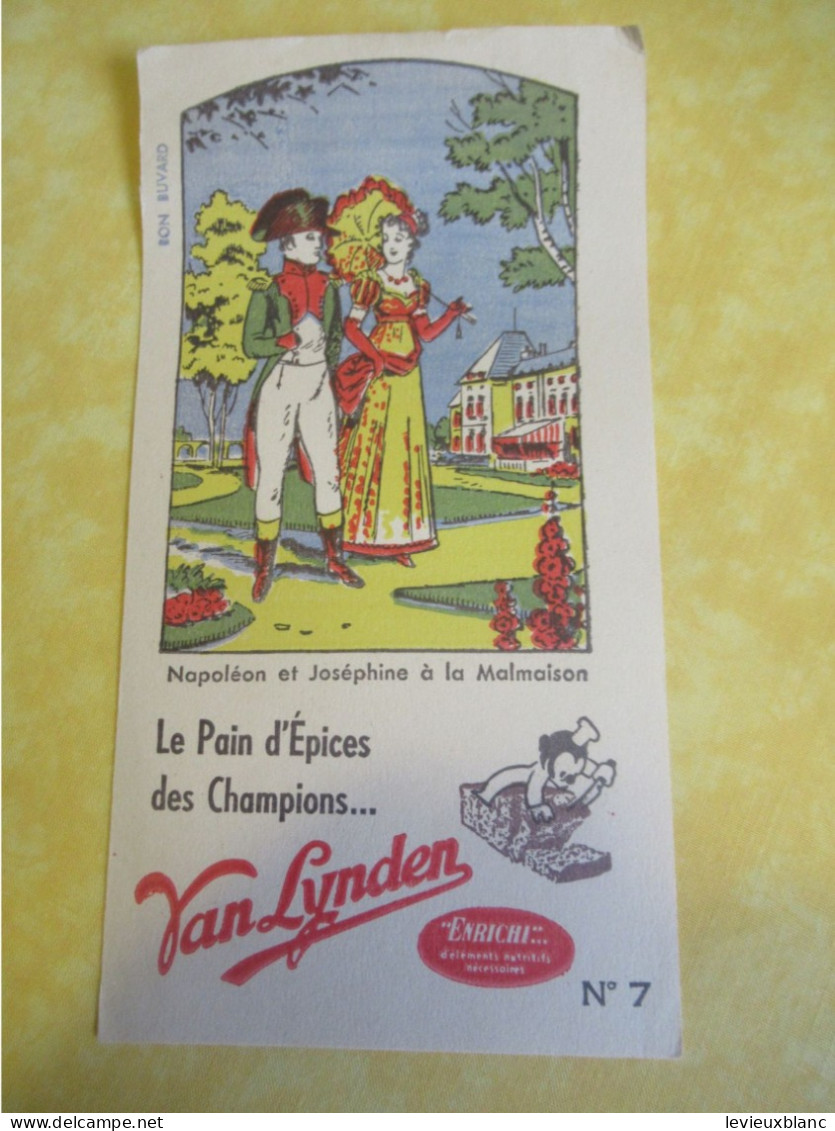 Buvard Ancien/Le Pain D'épice Des Champions / VAN LYNDEN/Napoléon Et Joséphine /Vers 1950-1960      BUV688 - Pain D'épices