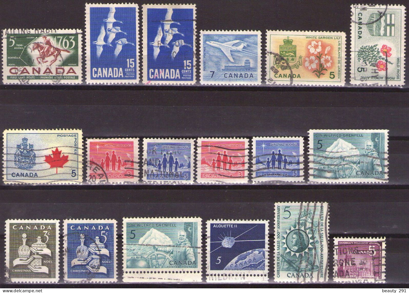 Canada 1963-1966 - ELIZABETH II - LOT - USED - Gebruikt