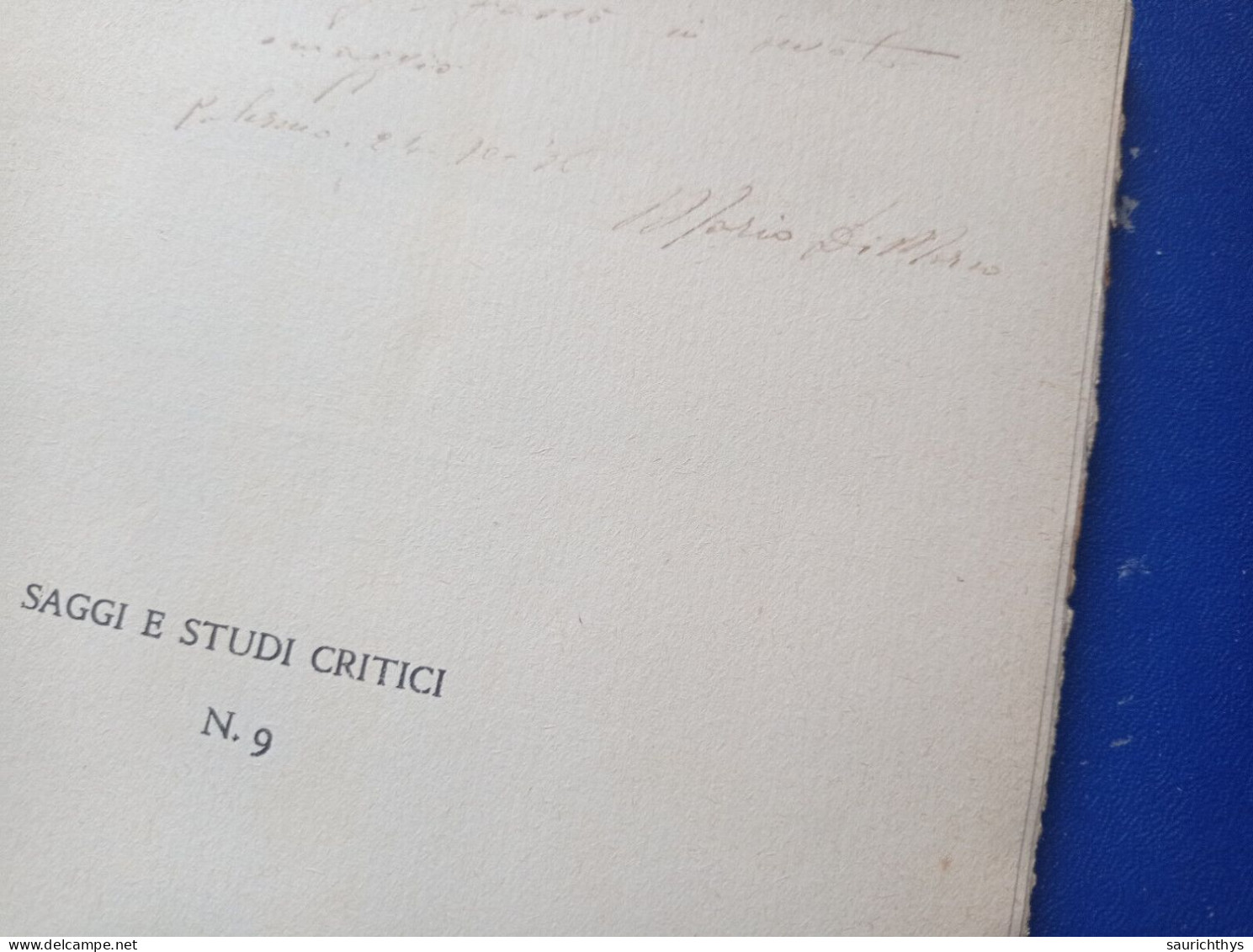 L'anima Musicale Di G.A. Cesareo E I Canti Sinfoniali Con Autografo Di Mario Di Marco Casa Editrice Trimarchi Palermo - Geschichte, Biographie, Philosophie