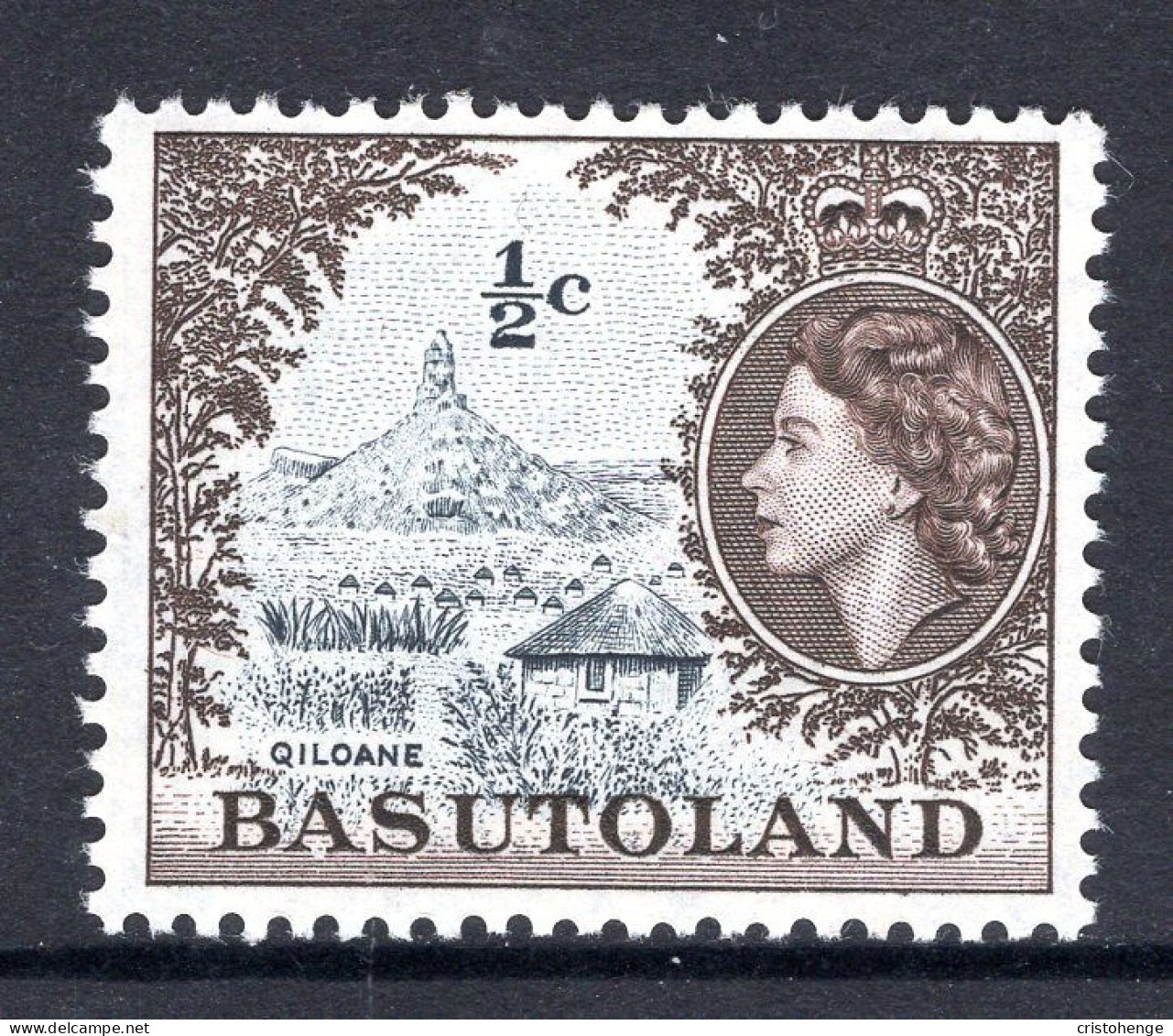 Basutoland 1961-63 Decimal Pictorials - ½c Qiloane HM (SG 69) - 1933-1964 Kronenkolonie