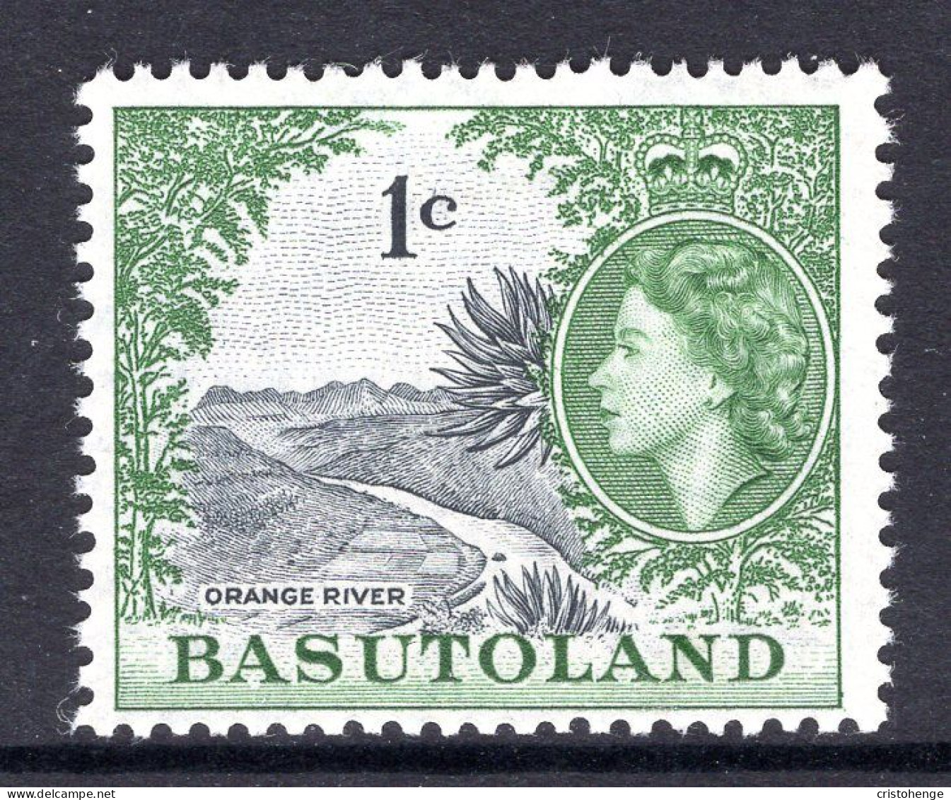 Basutoland 1961-63 Decimal Pictorials - 1c Orange River HM (SG 70) - 1933-1964 Colonie Britannique