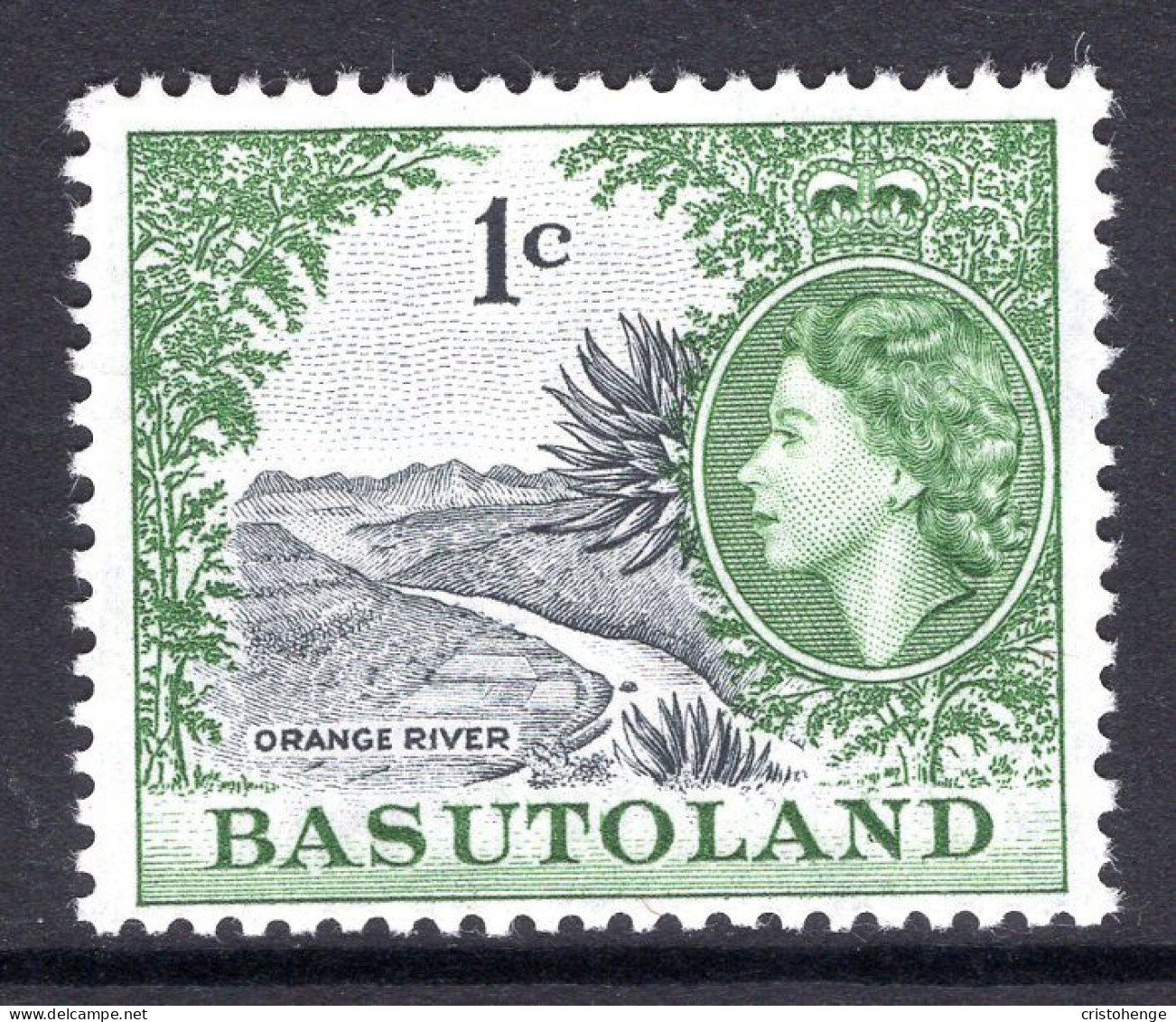 Basutoland 1961-63 Decimal Pictorials - 1c Orange River HM (SG 70) - 1933-1964 Colonia Británica