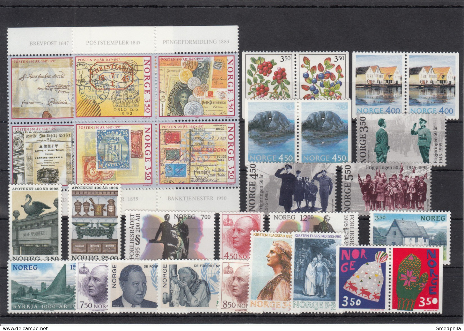 Norway 1995 - Full Year MNH ** - Años Completos